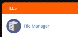 File Manager within cPanel